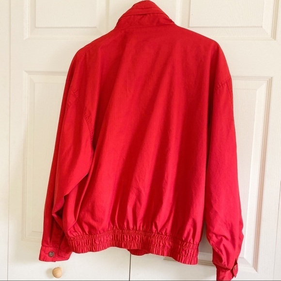 Vintage Duckster Zip Away Hood Zip Red Windbreaker - Picture 6 of 10
